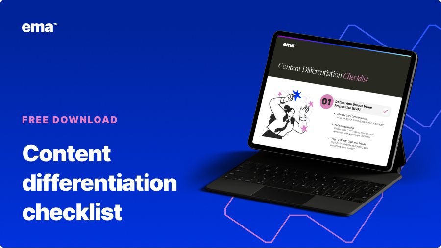 Content differentiation checklist